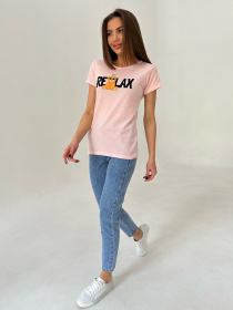 Футболка ISSA Plus модель WN20-424_pink Фото