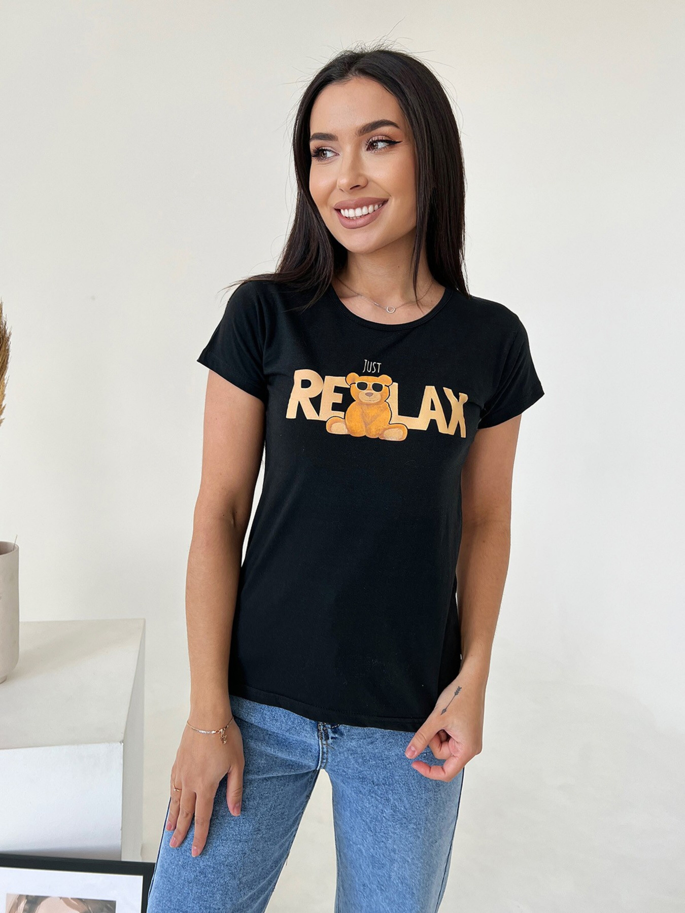 Футболка ISSA Plus модель WN20-424_black Футболка ISSA Plus модель WN20-424_black Фото