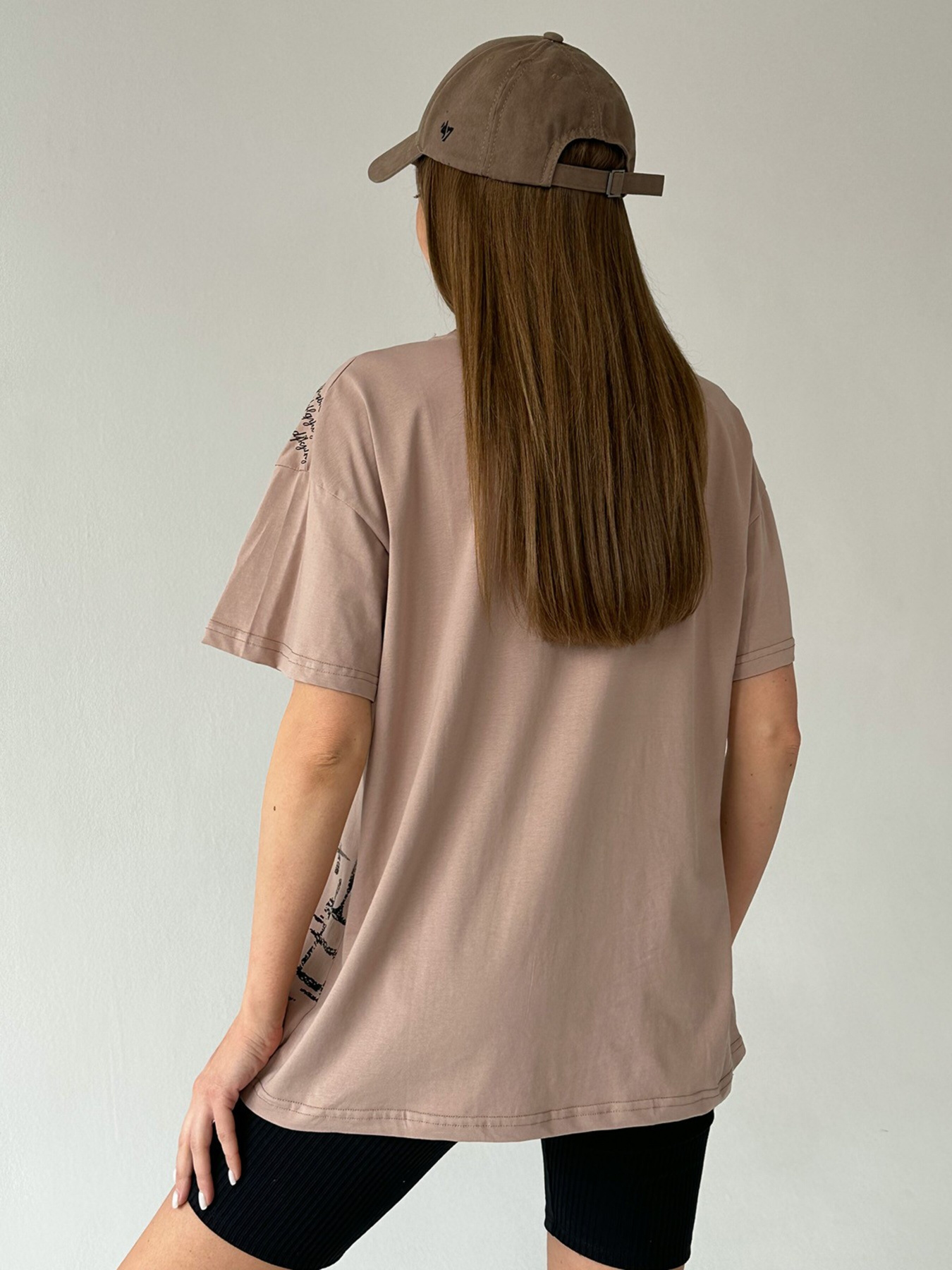 Футболка ISSA Plus модель WN20-425_beige Футболка ISSA Plus модель WN20-425_beige Фото