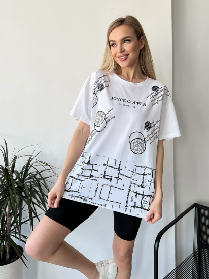 Футболка ISSA Plus модель WN20-425_white - фото