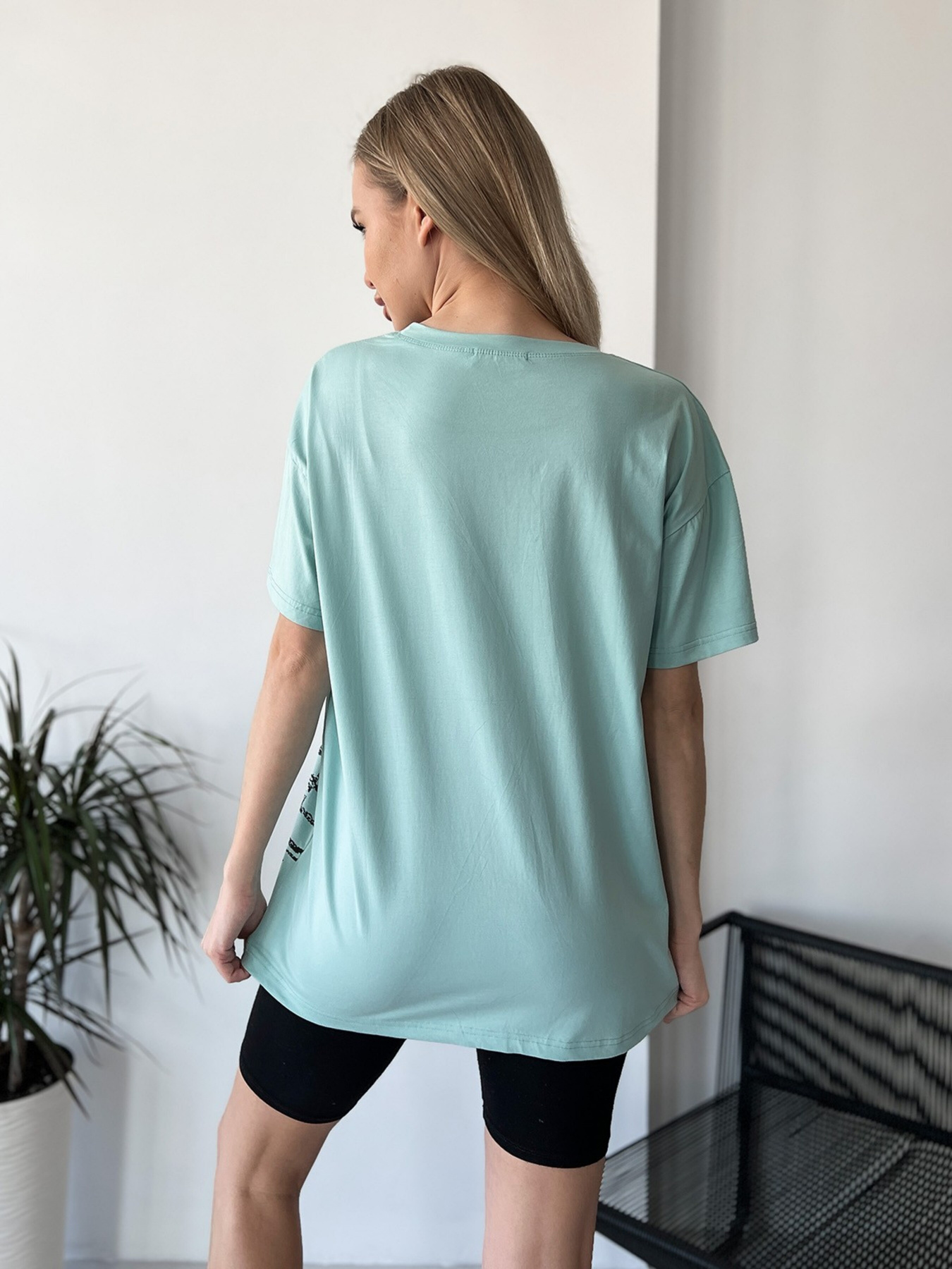 Футболка ISSA Plus модель WN20-425_turquoise Фото