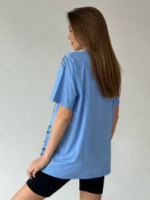 Футболка ISSA Plus модель WN20-425_blue Фото