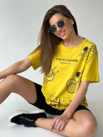 Футболка ISSA Plus модель WN20-425_yellow Фото