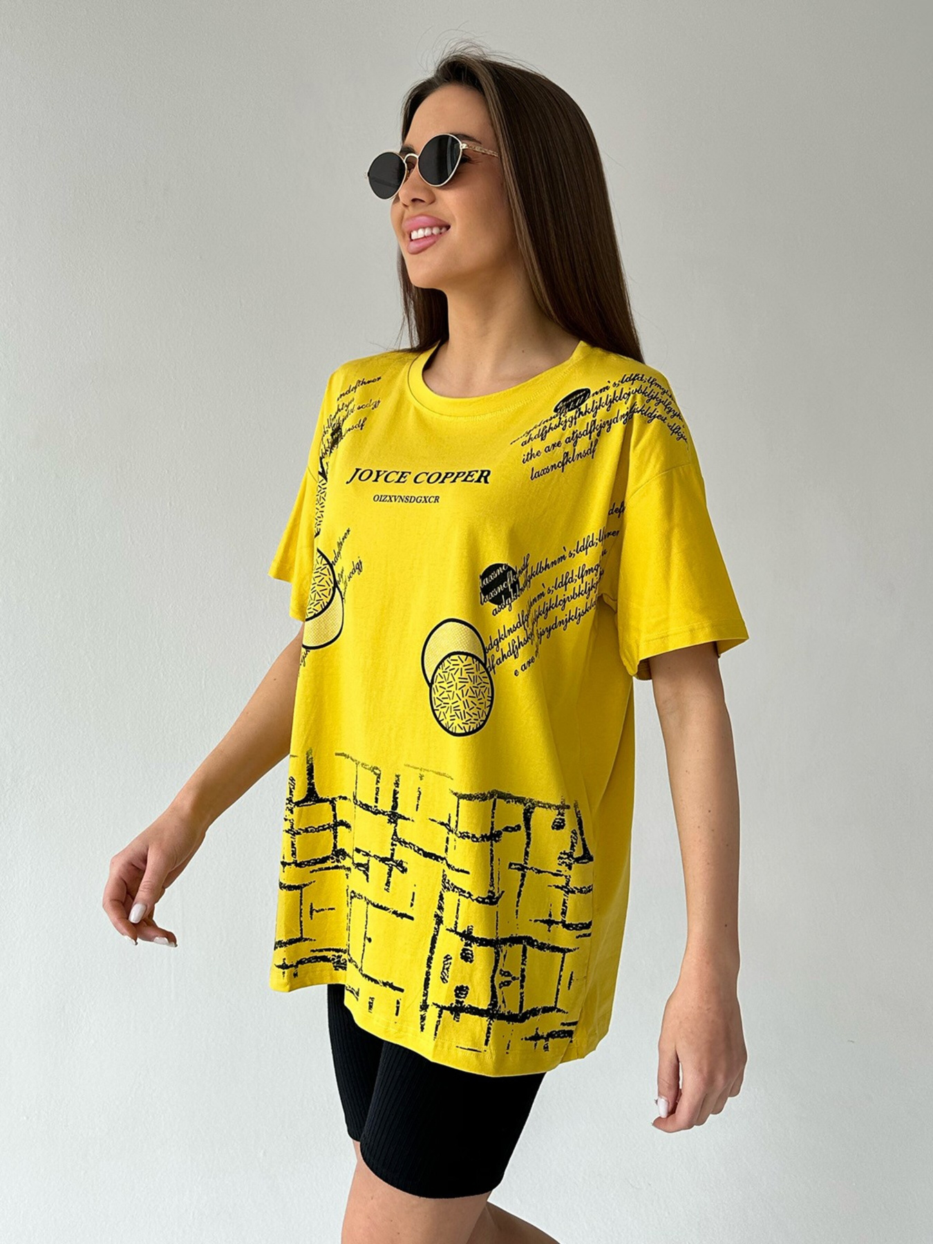 Футболка ISSA Plus модель WN20-425_yellow Фото