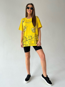 Футболка ISSA Plus модель WN20-425_yellow Фото