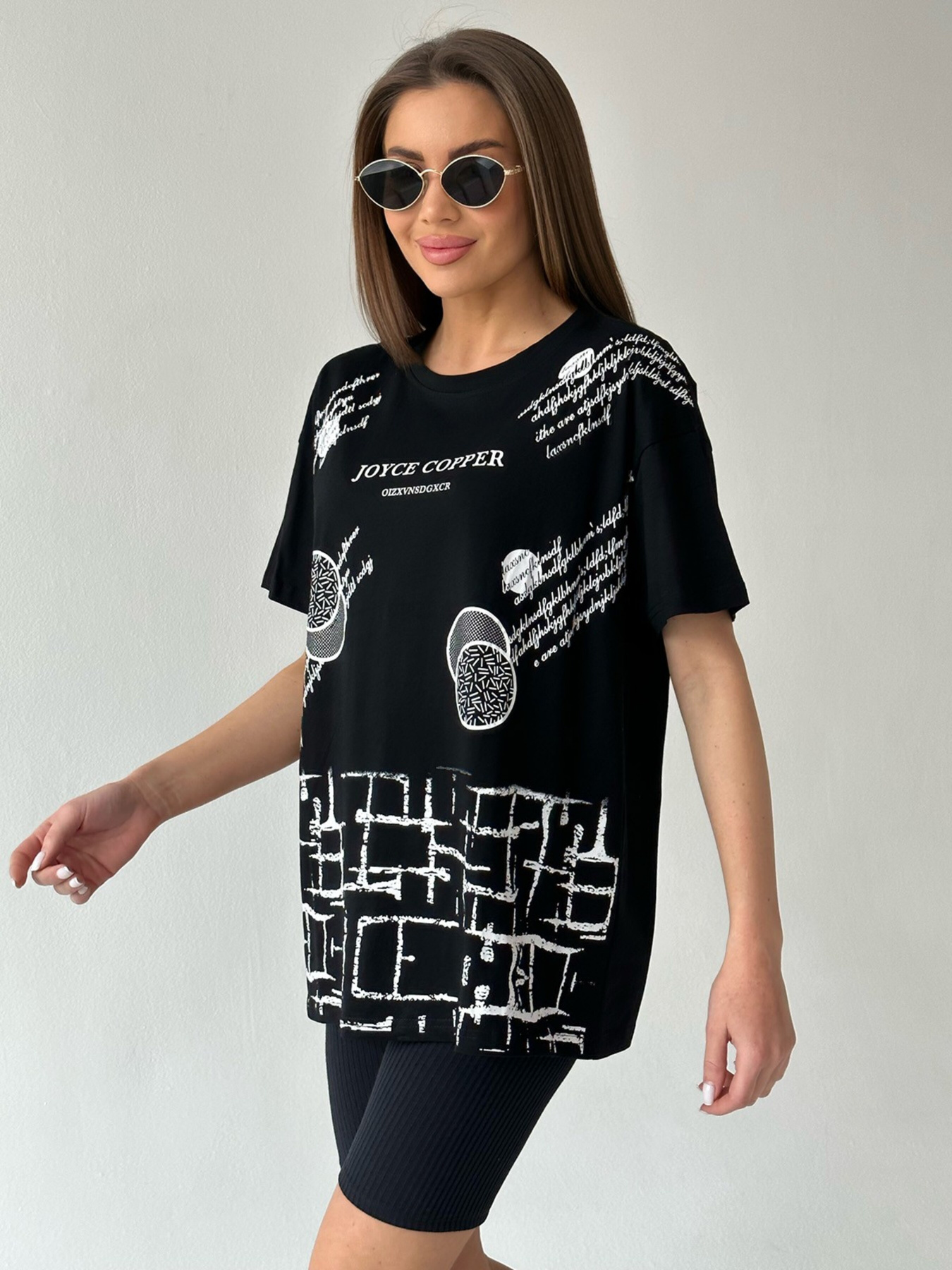 Футболка ISSA Plus модель WN20-425_black Фото