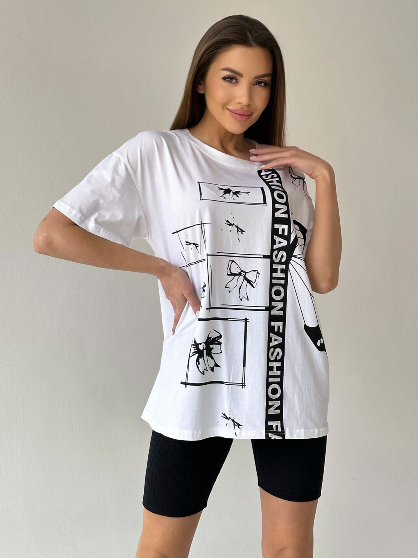 Футболка ISSA Plus модель WN20-426_white Фото