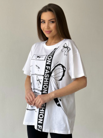 Футболка ISSA Plus модель WN20-426_white Фото