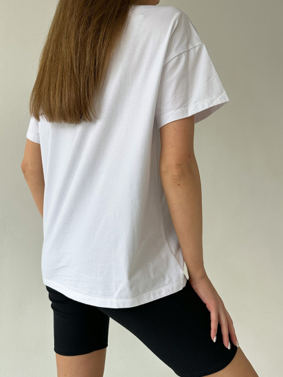 Футболка ISSA Plus модель WN20-426_white — фото 4 - INTERTOP