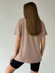 Футболка ISSA Plus модель WN20-427_beige Фото