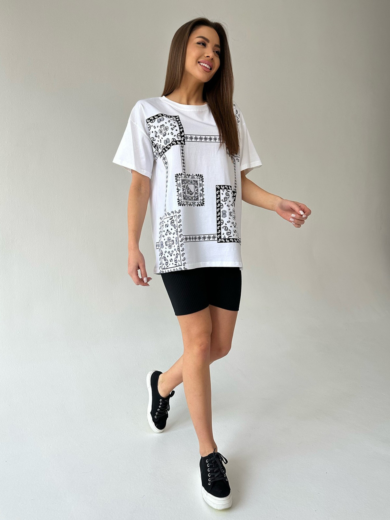 Футболка ISSA Plus модель WN20-427_white Фото