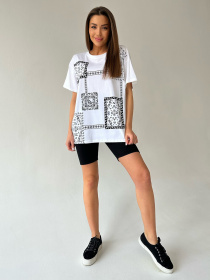 Футболка ISSA Plus модель WN20-427_white Фото