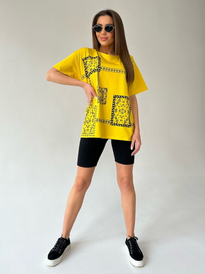 Футболка ISSA Plus модель WN20-427_yellow - фото