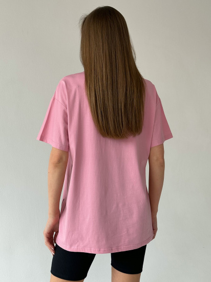 Футболка ISSA Plus модель WN20-427_pink — фото 3 - INTERTOP