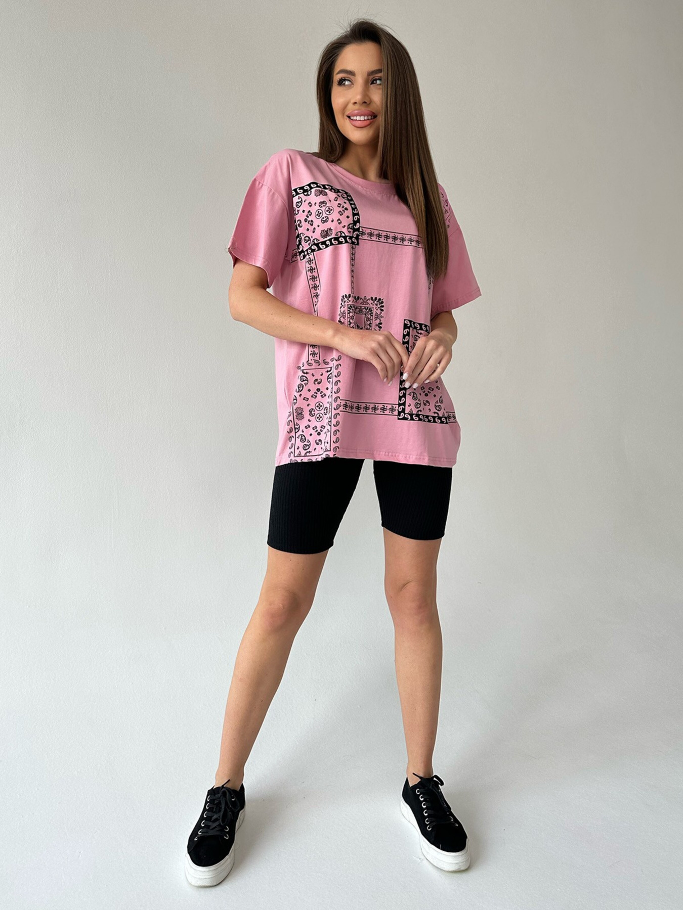 Футболка ISSA Plus модель WN20-427_pink Футболка ISSA Plus модель WN20-427_pink Фото