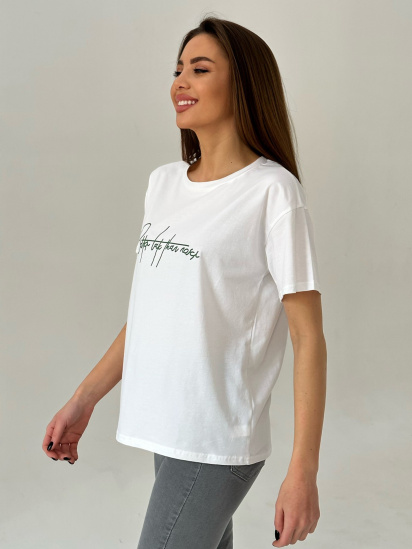Футболка ISSA Plus модель WN20-428_white — фото - INTERTOP