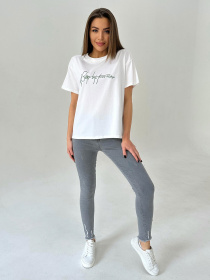 Футболка ISSA Plus модель WN20-428_white Фото