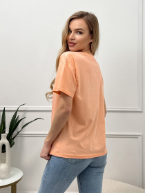Футболка ISSA Plus модель WN20-428_peach Фото