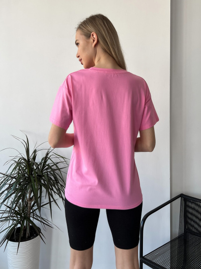 Футболка ISSA Plus модель WN20-428_pink — фото 3 - INTERTOP