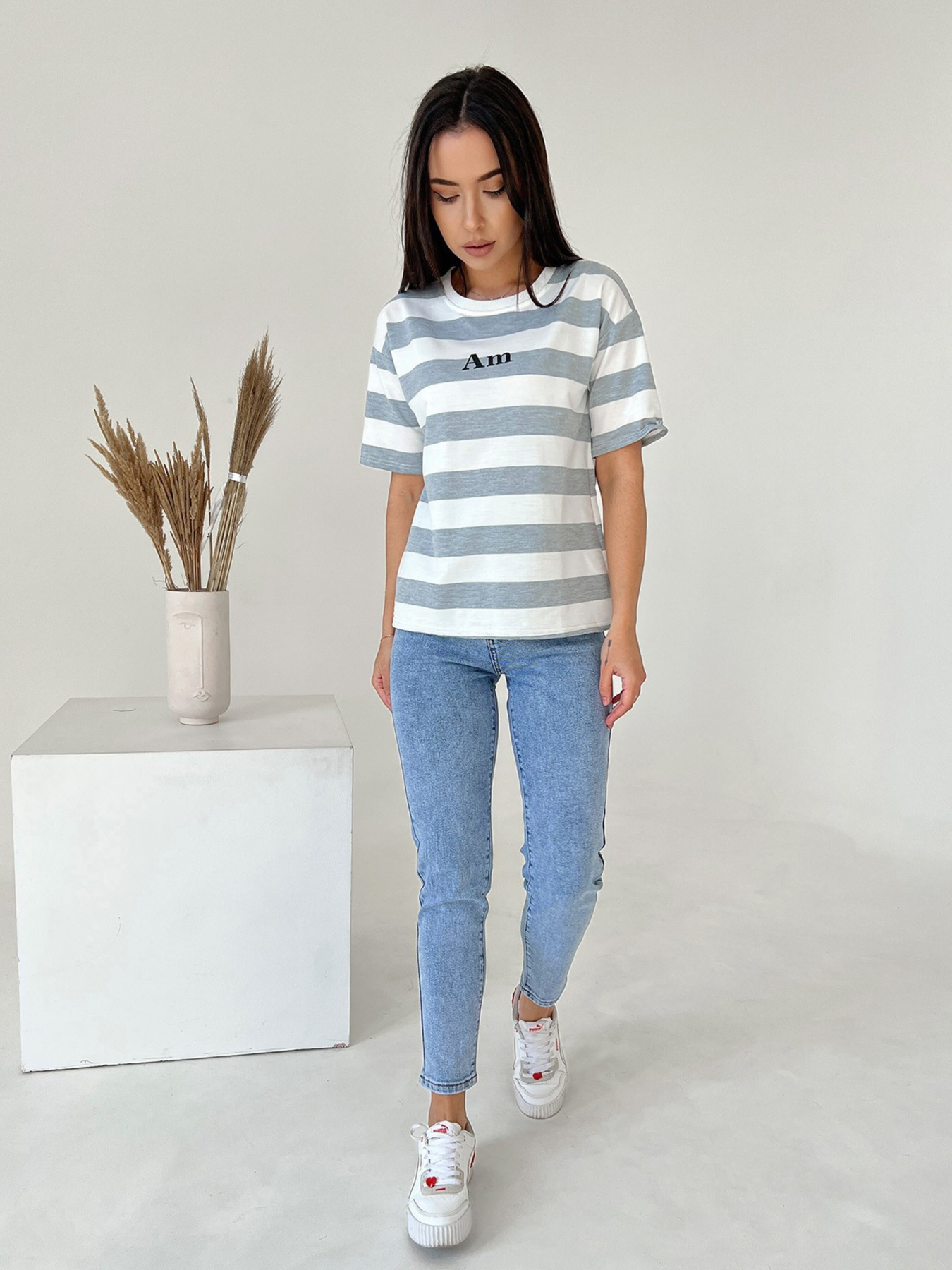 Футболка ISSA Plus модель WN20-429_grey Фото