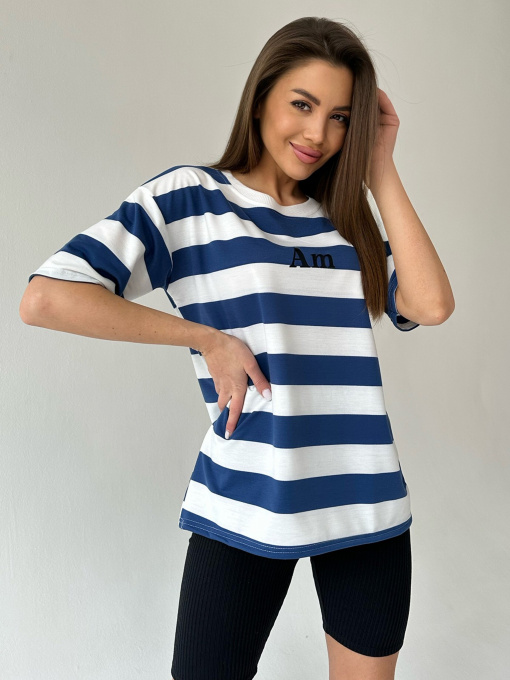 Футболка ISSA Plus модель WN20-429_blue Фото