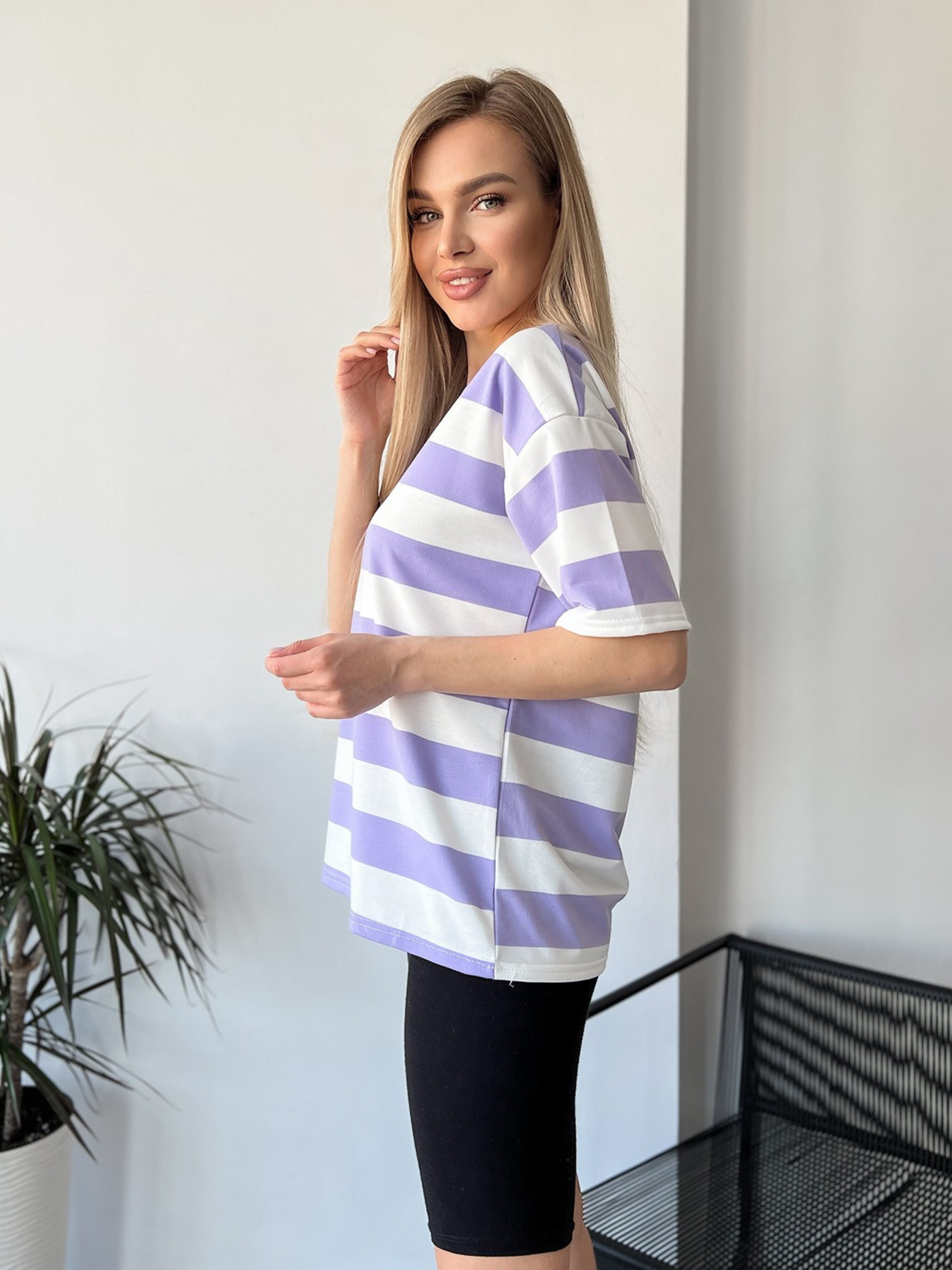 Футболка ISSA Plus модель WN20-429_lilac Фото