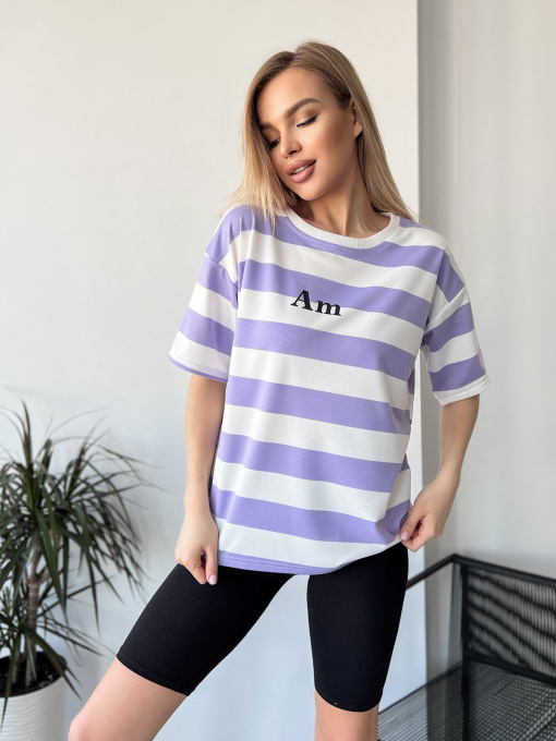 Футболка ISSA Plus модель WN20-429_lilac Фото