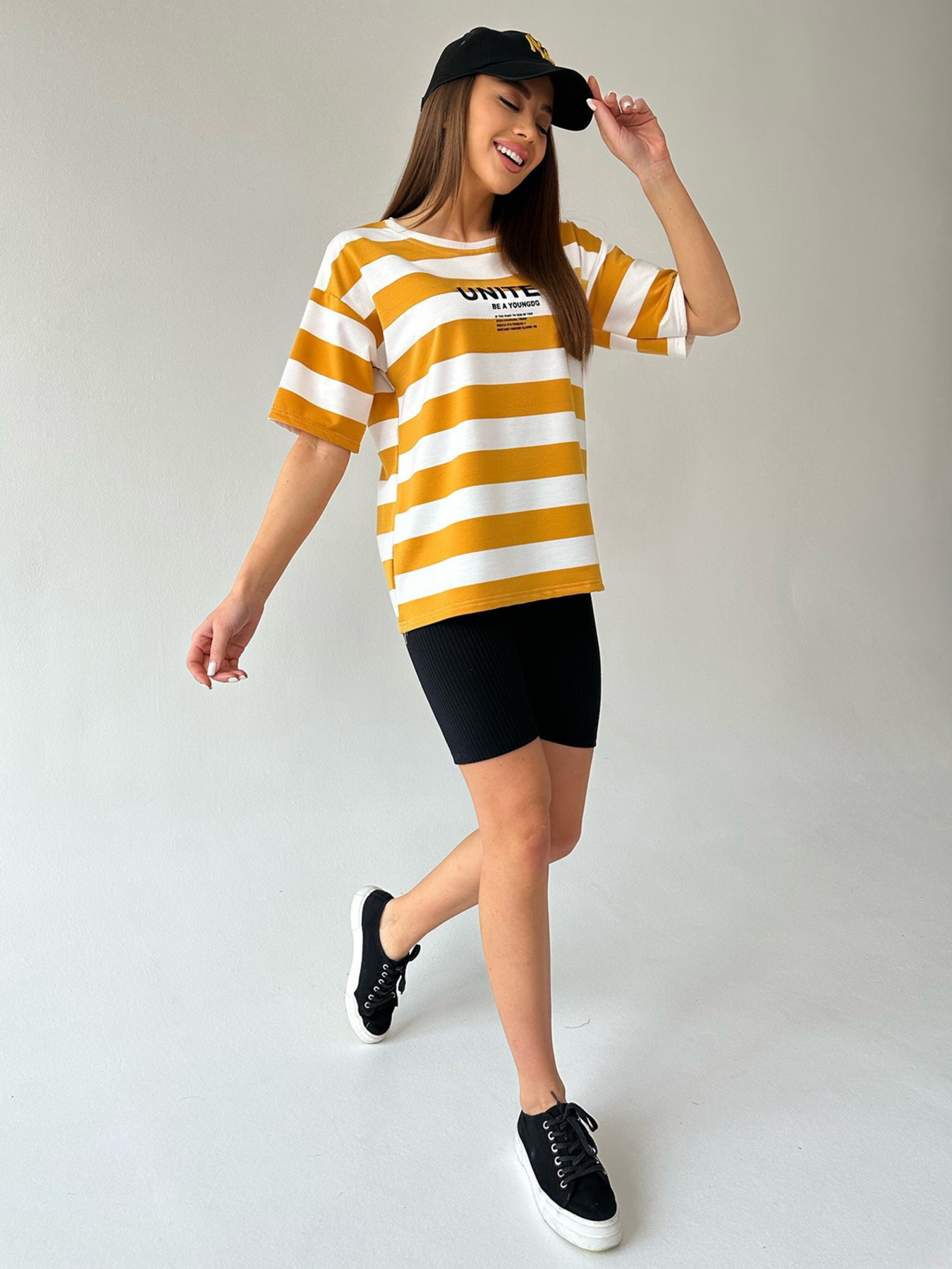 Футболка ISSA Plus модель WN20-430_mustard Фото