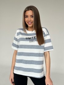 Футболка ISSA Plus модель WN20-430_grey Футболка ISSA Plus модель WN20-430_grey Фото