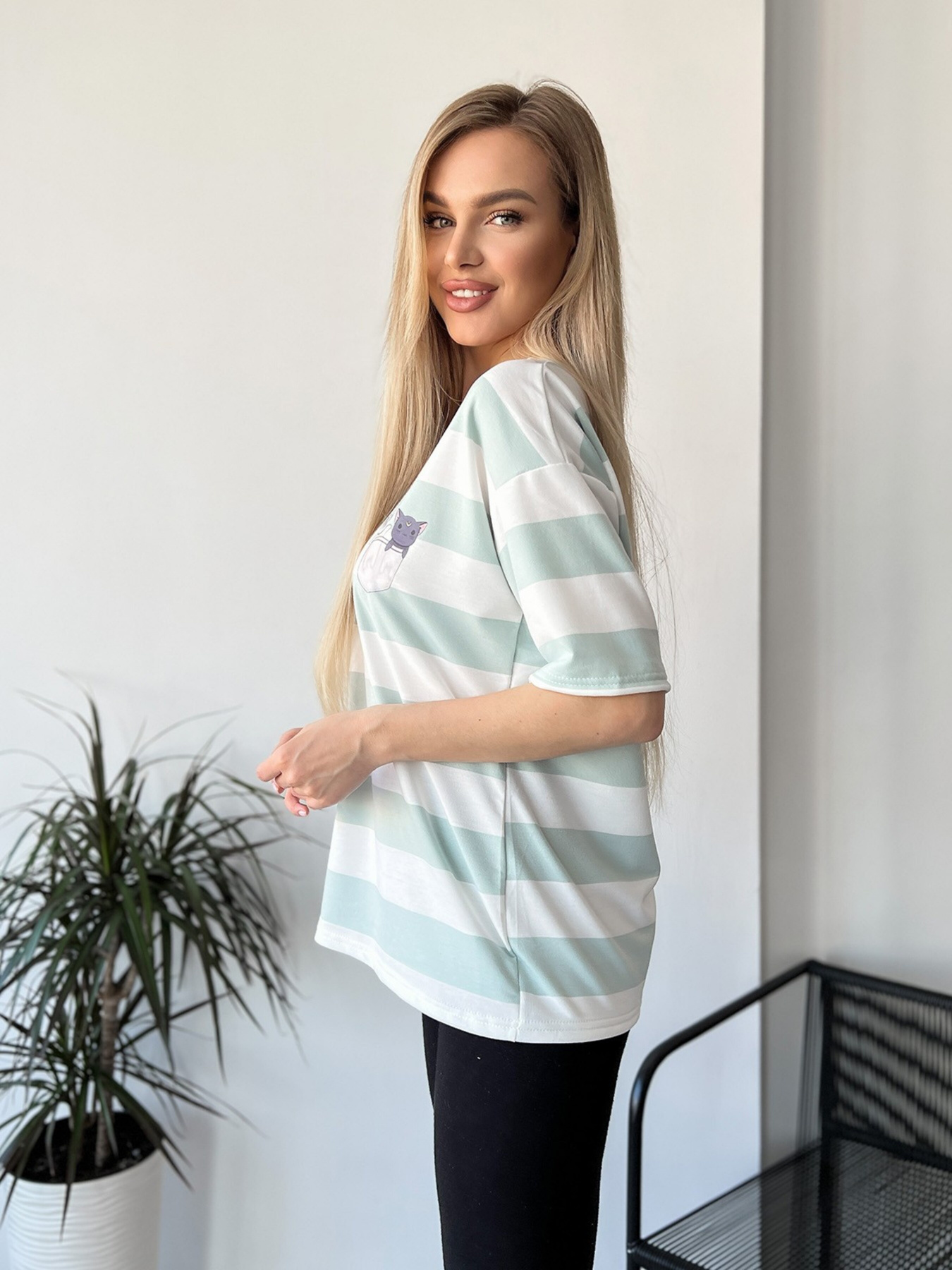 Футболка ISSA Plus модель WN20-431_mint Фото