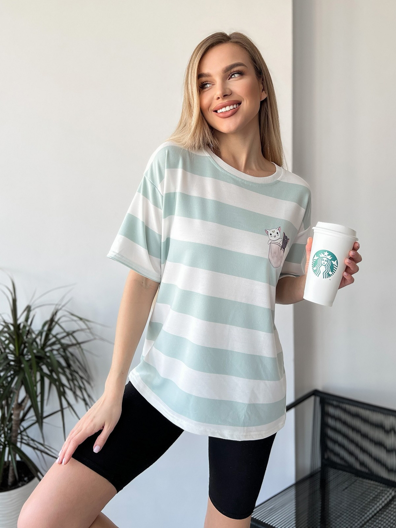 Футболка ISSA Plus модель WN20-431_mint Фото