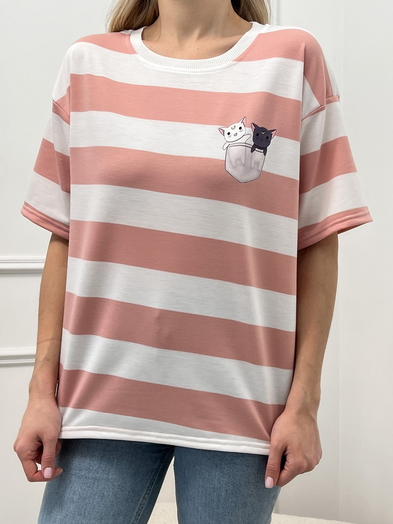 Футболка ISSA Plus модель WN20-431_pink Фото