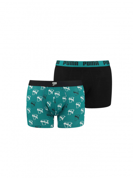 Набор трусов PUMA Men Cat Aop Boxer 2p модель 938048 Фото