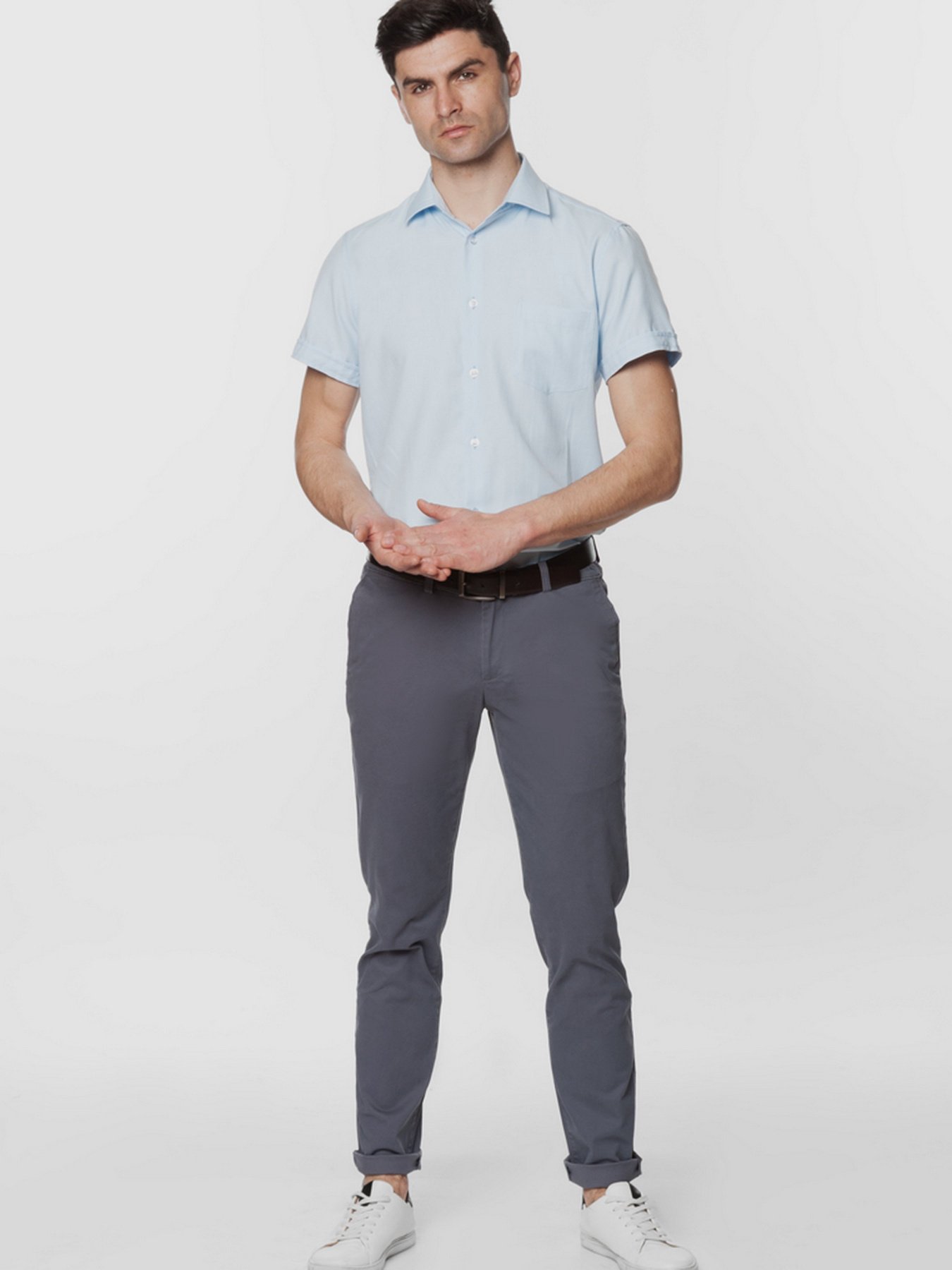 Рубашка повседневная Arber модель AN04.02.20 Фото