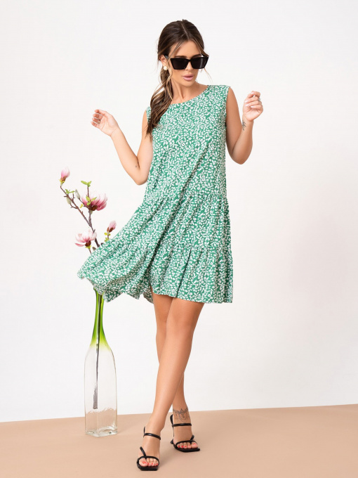 Сукня міні ISSA Plus модель 13869_green Фото