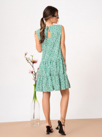 Платье мини ISSA Plus модель 13869_green Фото