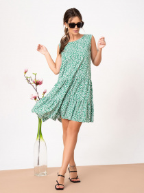 Платье мини ISSA Plus модель 13869_green Фото