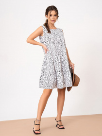 Сукня міні ISSA Plus модель 13871_white Фото