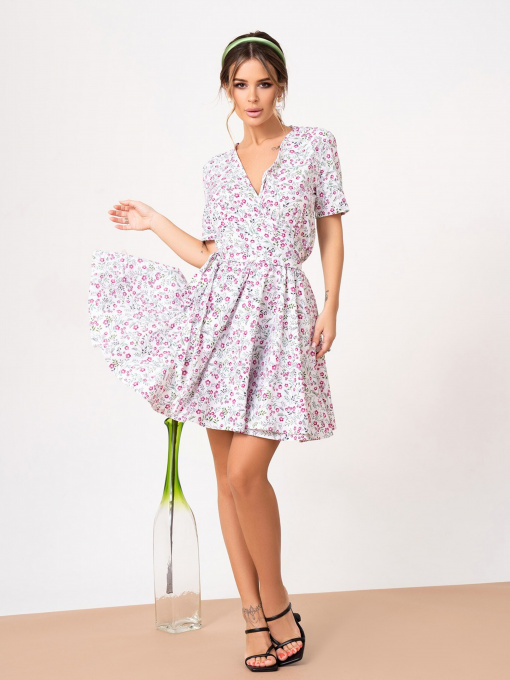 Сукня міні ISSA Plus модель 13876_white Фото