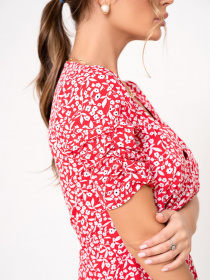 Платье мини ISSA Plus модель 13877_red Платье мини ISSA Plus модель 13877_red Фото