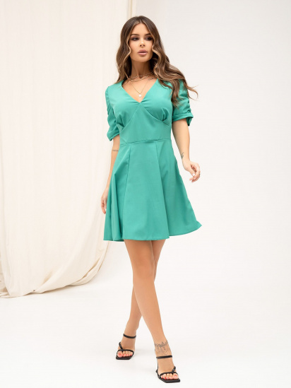 Сукня міні ISSA Plus модель 13878_green - фото