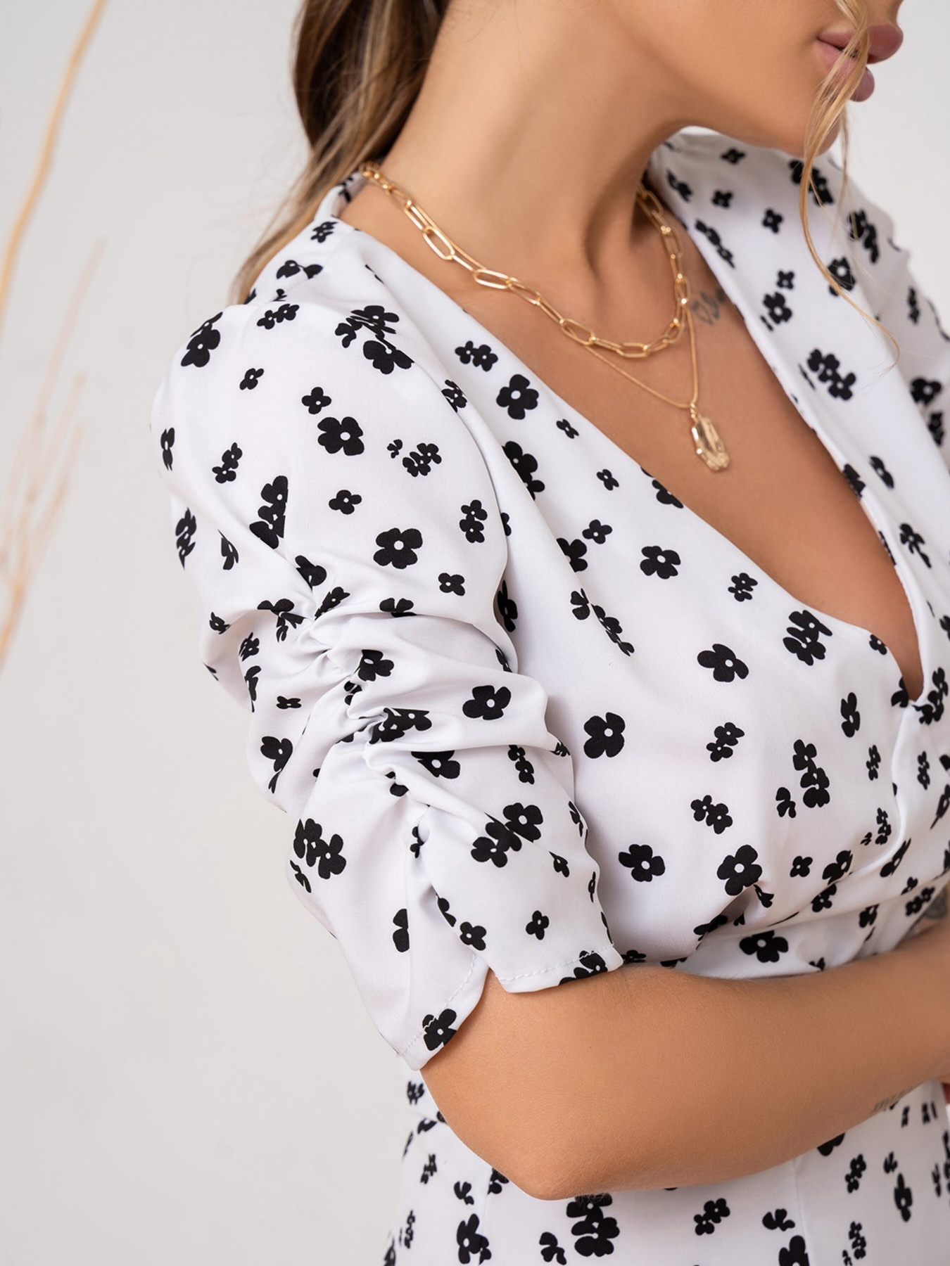 Сукня міні ISSA Plus модель 13880_white Фото