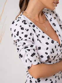 Сукня міні ISSA Plus модель 13880_white Фото