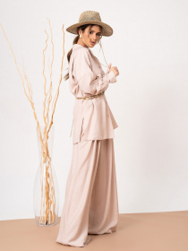 Повсякденний костюм ISSA Plus модель 13886_beige Фото