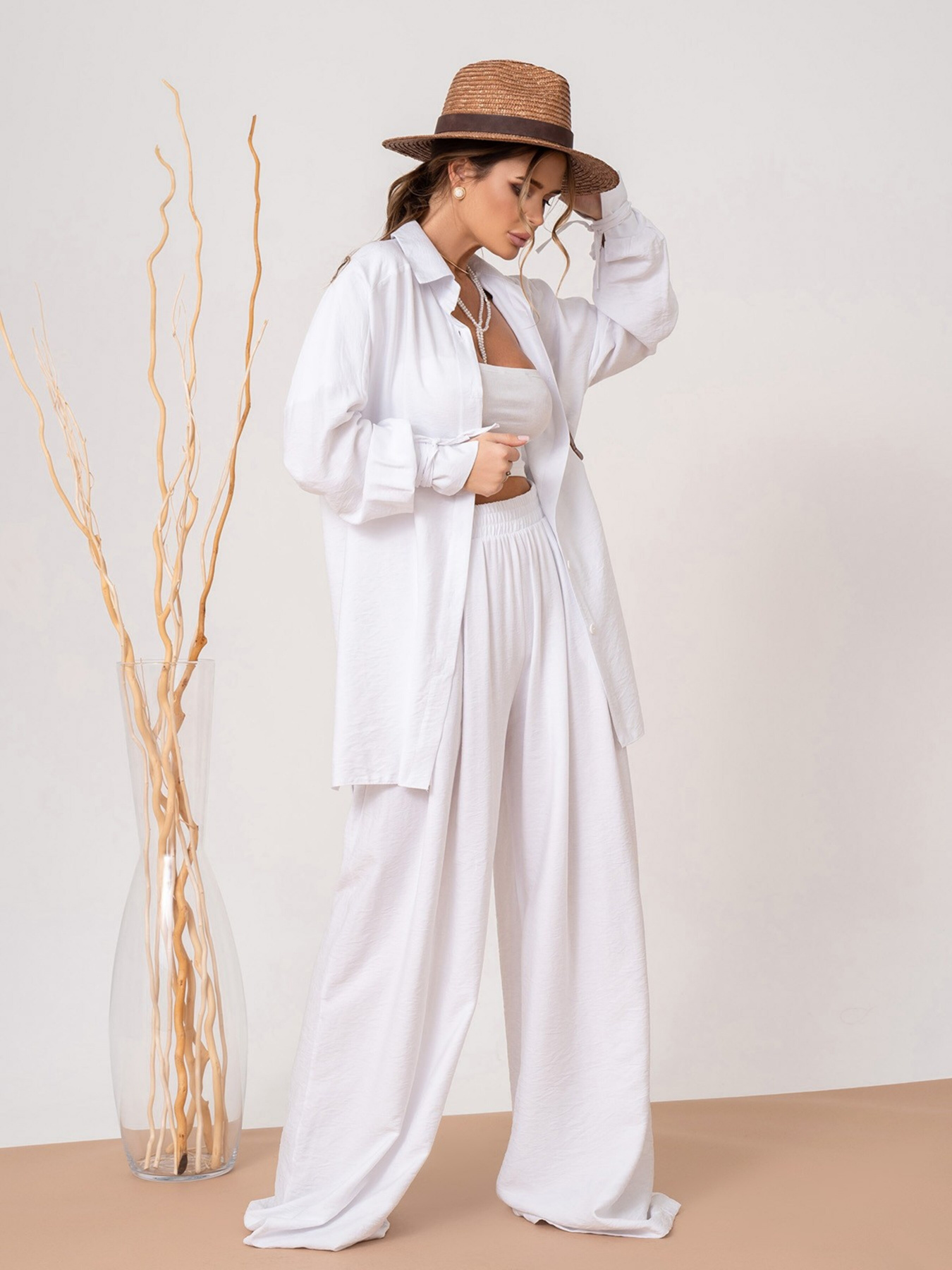 Костюм ISSA Plus модель 13886_white Фото