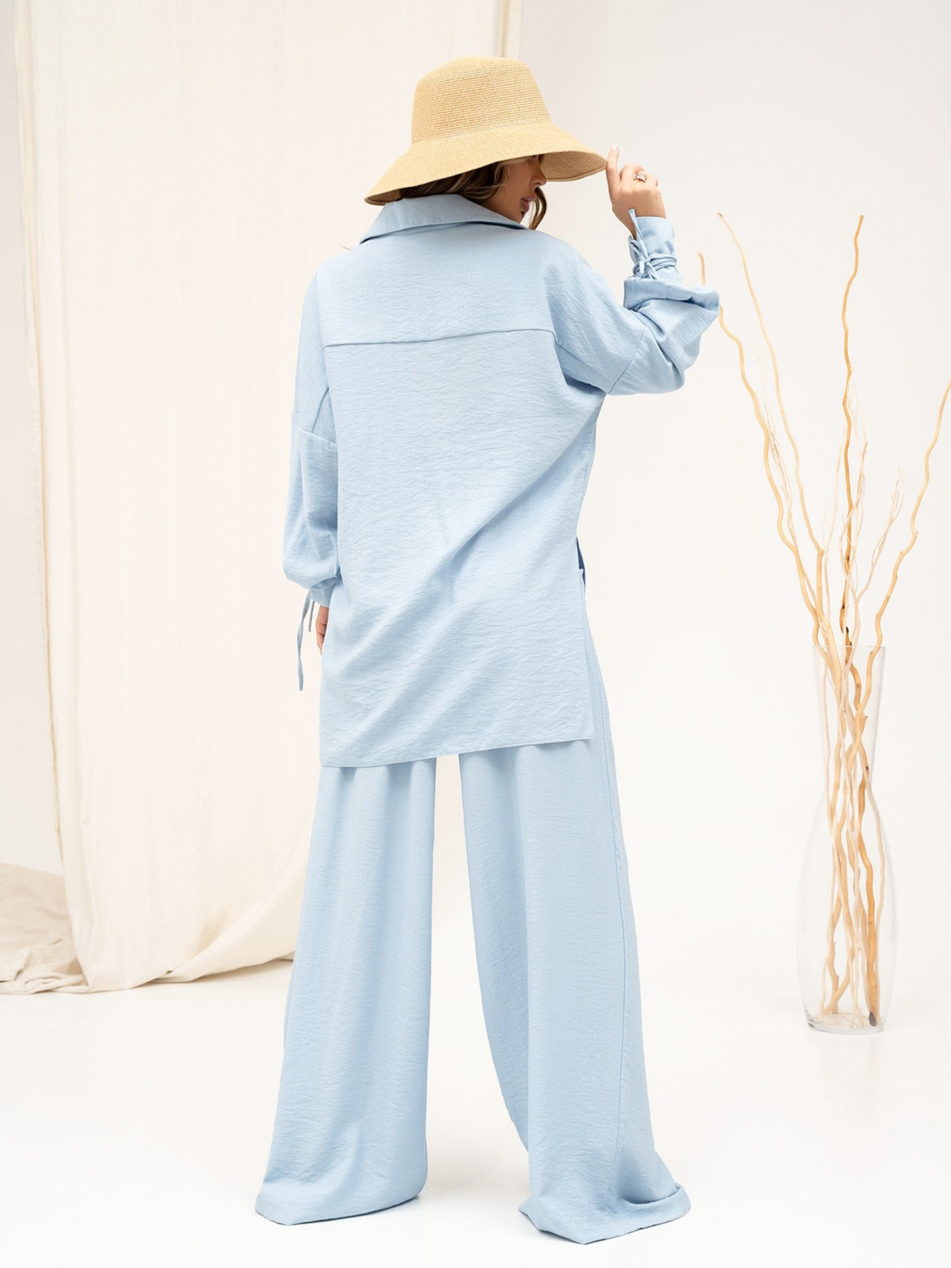 Повсякденний костюм ISSA Plus модель 13886_blue Фото