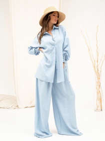 Повсякденний костюм ISSA Plus модель 13886_blue Фото