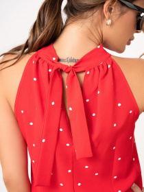 Платье мини ISSA Plus модель SA-248_red Платье мини ISSA Plus модель SA-248_red Фото