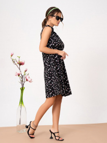 Сукня міні ISSA Plus модель SA-248A_black Фото