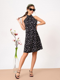 Платье мини ISSA Plus модель SA-248A_black Фото